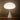 Tall White Laurel Style Stemlite Designline Table Lamp with Frosted Glass Mushroom Shade - Bill Curry Design