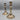 Pair Vintage Cavendish English Silverplate Candlesticks