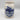 Salmon Falls Cobalt Decorated Stoneware Crock with Berries
