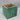 Studio Pottery Green-Glazed Slab Built Vase