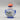 Chinese Reverse-Painted Blue Cut to Clear Glass Snuff Bottle