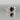 Sterling Silver Stamped Y Black Ring - Size 8