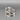 Sterling Silver Stamped Y Black Ring - Size 8