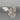 Rhodium Over Sterling Silver Simulated White Diamond Ring - Size 8
