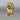 Vintage Gold Tone Flower Ring - Size 6.5 +Adjustable