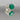 Vintage Sterling Silver Green Onyx Ring - Size 8