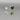 Sterling Silver Green Heart Ring - Size 8.5