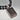 Vintage Sterling Silver Brown/Black Large Stone Pendant