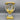 Yellow Ground Porcelain Urn with Birds and Butterflies