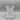 Pale Gray Urn-Form Ceramic Vase