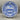 2002 Spode Queen Elizabeth II Golden Jubilee Blue Buckingham Palace Transferware Plate