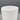Crystal-Cased White Glass Footed Beaker or Candleholder