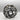 Brutalist Iron Sphere Sculpture