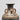 Brown-Glazed Handled Vase with Incised Swan
