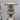 Pair Silver Washed Indian Candlesticks