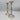 Pair Silver Washed Indian Candlesticks