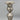 Single Silver Washed Indian Candlesticks