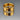 Gold Tone Band Ring with Sparkling Purple Stones - Size 7