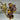 Vintage Pansy Flower Pin Stamped CMA