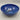 1990 Josh Simpson Celestial Blue Art Glass Bowl