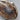 Vintage Metal Shell Shaped Footed Dish