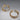 Lionette Vermeil Sterling Silver Crystal Hoop Earrings
