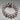 Silver Ball Stretch Bracelet with Sparkling Marcasite Accent