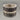 Sterling Silver Black Crystal Band Ring - Size 8