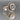 Sterling Silver Round Stone Ring - Size 9.5