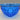 Orrefors Blue Glass Fuga Bowl 7" Diameter