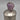 Silverplate Toothpick Holder with Rose Quartz Finial