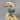 Vintage 1988 Upper Deck Cast Iron Duck with Bow Doorstop