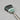 Vintage Green and White Onyx Handled Letter Opener