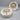 Vintage Fitz & Floyd "Fanfare" Plates - Set of Eight