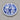 Vintage Royal Copenhagen Haience "Ringsted Kirke" Blue and White Butter Pat