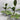 Pair Petites Choses Toleware Plant Centerpieces