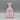 Vintage Murano Pink and White Latticino Glass Perfume Bottle