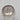 Intaglio Cut Crystal and Sterling Silver Baby Powder Bottle