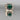 Vintage India Sterling Silver Green Faceted Ring - Size 9