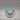 Sterling Silver Turquoise & CZ Necklace Pendant