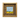 Landscape Painting in Ornate Gold Frame - Field with Blue Sky and Clouds