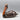 Lacquered Wood Pelican Figure
