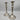Pair Vintage Wilcox Pewter Candlesticks #1