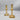 Pair Vintage Georgian Style Brass Candlesticks