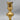Pair Vintage Georgian Style Brass Candlesticks