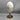 Antique Nickel-Plated Standing Vanity / Shop Mirror