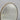 Antique Nickel-Plated Standing Vanity / Shop Mirror