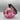 Signed Hand Blown Glass Pumpkin - Red Dots