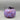 Hand Blown Glass Pumpkin - Purple