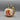Signed Kevin Fulton Glass Hand Blown Pumpkin - White Iridescent